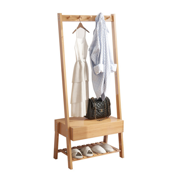 Latitude Run® Rozzlyn Coat Rack Freestanding, Entryway Coat Hanger